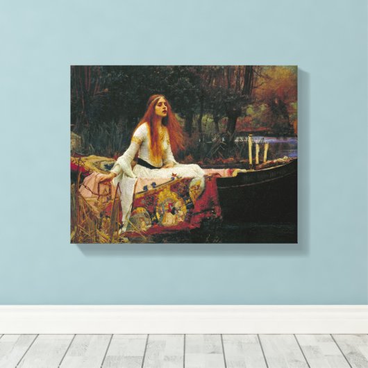 Shalott op het water canvas afdruk (Insitu (Houten vloer))