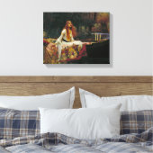 Shalott op het water canvas afdruk (Insitu (Slaapkamer))