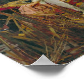 Shalott op het water poster (Hoek)