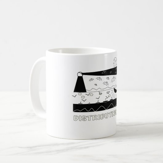 Shaluka Dist. "Ik ben ergens anders" Mok (Voorkant links)