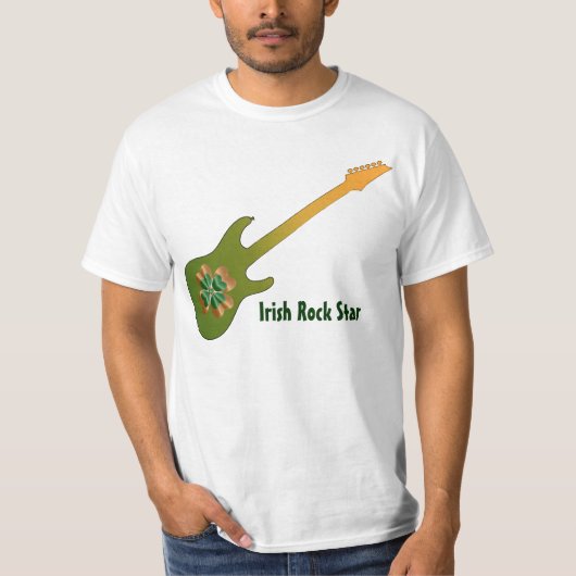 Sham Rock Irish Rock Star T shirt (Voorkant)