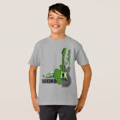 Sham Rock. Muziekthema St. Patrick's Day T-shirt (Voorkant volledig)