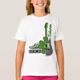 Sham Rock. Muziekthema St. Patrick's Day T-shirt