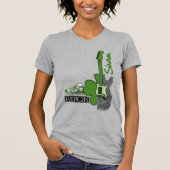 Sham Rock. Muziekthema St. Patrick's Day T-shirt (Voorkant)