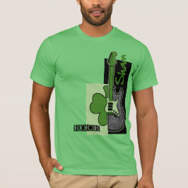 Sham Rock. Muziekthema St. Patrick's Day T-shirt