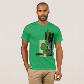 Sham Rock. Muziekthema St. Patrick's Day T-shirt (Voorkant volledig)