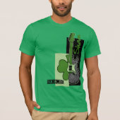 Sham Rock. Muziekthema St. Patrick's Day T-shirt (Voorkant)