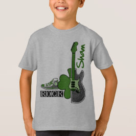 Sham Rock. Muziekthema St. Patrick's Day T-shirt