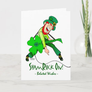 Sham Rock On, Leprechaun, Verlate St. Patrick's Da Kaart