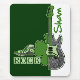 Sham Rock. St. Music Theme Patrick's Day Gift Muismat