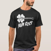 Sham Rock St Patricks Day Funny Shamrock Guitar T-shirt (Voorkant)