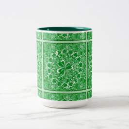 Sham-Rock! Tweekleurige Koffiemok