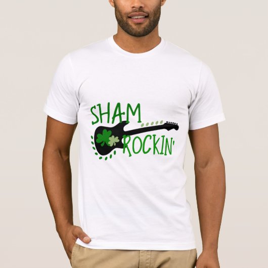 Sham Rockin' Man St. Patrick's Day t-Shirt (Voorkant)