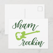 Sham Rocking Briefkaart (Voorkant / Achterkant)