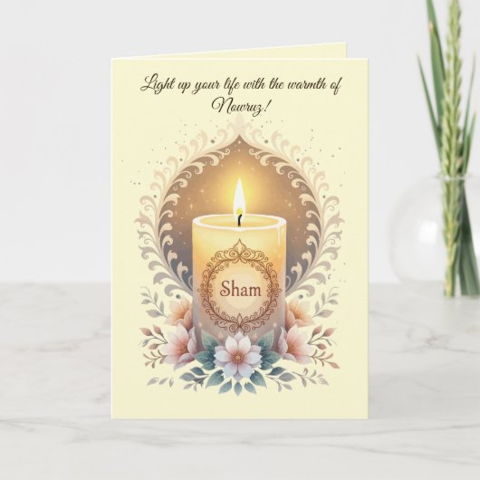 Sham Symbool van Licht en Vernieuwing in het Perzi Kaart (Voorkant)