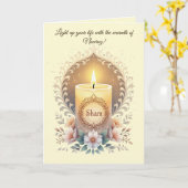 Sham Symbool van Licht en Vernieuwing in het Perzi Kaart (Gele Bloem)