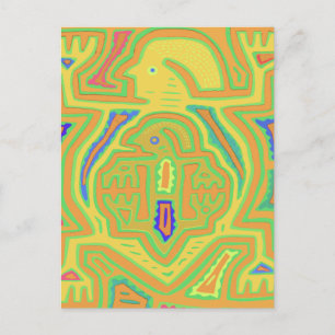 Shamaan met kind briefkaart