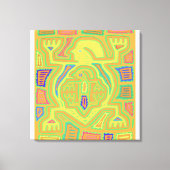 Shamaan met kind canvas afdruk (Voorkant)