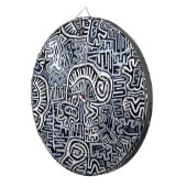 Shamaan Peyote Ritueel Mola Dartbord (Voorkant Rechts)