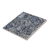 Shamaan Peyote Ritueel Mola Tegeltje (Zijkant)