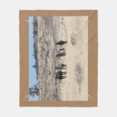 Shaman Band & Feathers Fleece Blanket (Voorkant)