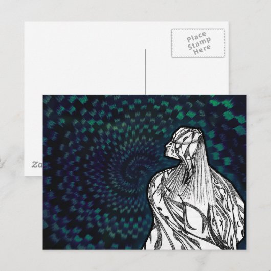 "Shaman" Briefkaart (Voorkant / Achterkant)