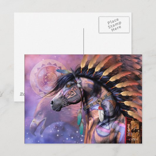 Shaman-Briefkaart Briefkaart (Voorkant / Achterkant)