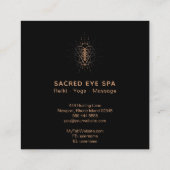 *~* Shaman Cosmic Alchemy Sacred Geometry Vierkante Visitekaartje (Achterkant)