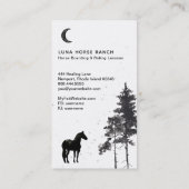 *~* Shaman Cosmic Stars Moon Horse Ranch Rainbow Visitekaartje (Achterkant)
