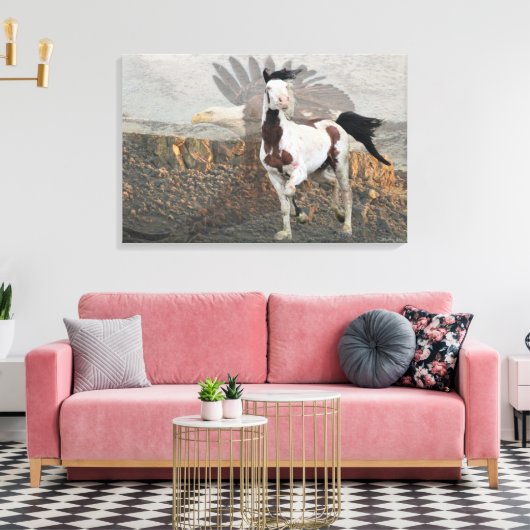 Shaman de Afdruk van het Legend Canvas (Insitu (Woonkamer))