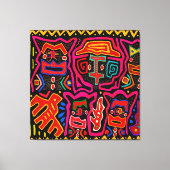 Shaman Demon Spirits and Dreams Canvas Afdruk (Voorkant)