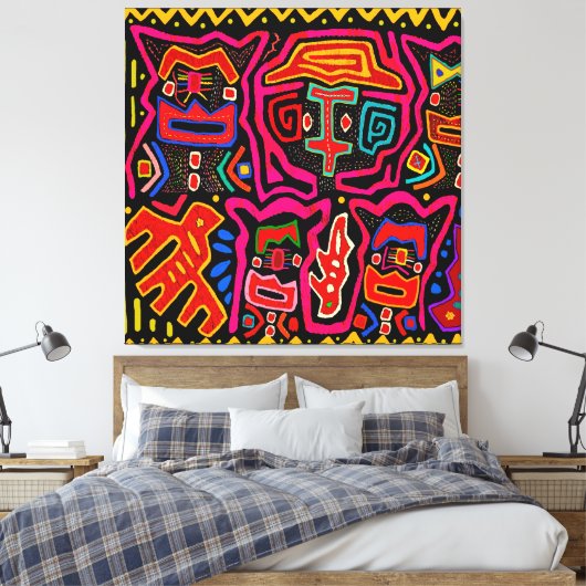 Shaman Demon Spirits and Dreams Canvas Afdruk (Insitu (Slaapkamer))