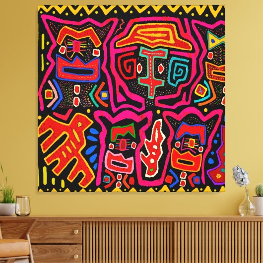 Shaman Demon Spirits and Dreams Canvas Afdruk (Insitu (Woonkamer))