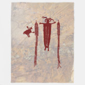 Shaman- en gedistilleerde hulplijnen fleece deken (Voorkant)