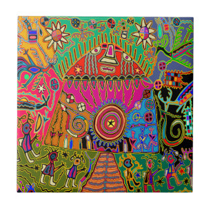 Shaman Geest Tegel Tegeltje