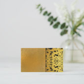 Shaman Healer Jaguar Spots Cat Visitekaartjes (Staand voorkant)