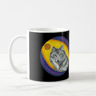 Shaman Healing Wolf Koffiemok