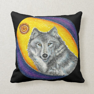Shaman Healing Wolf Kussen