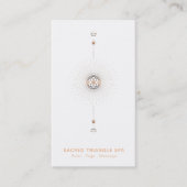 *~* Shaman Mandala Moon Alchemy Sacred Geometry Visitekaartje (Voorkant)