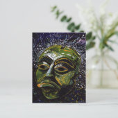 Shaman Mask Briefkaart (Staand voorkant)