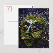Shaman Mask Briefkaart (Voorkant / Achterkant)