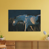 Shaman Medicine Pet Stallion Canvas Afdruk (Insitu (Woonkamer))