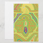 Shaman met kind briefpapier (Voorkant / Achterkant)