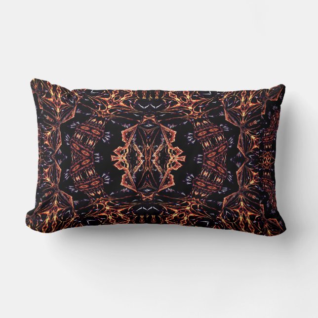 Shaman Mind Abstract Art Throw Cushion Kussen (Voorkant)