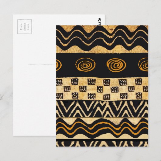 Shaman-ontwerp van Afrikaanse stammen Briefkaart (Voorkant / Achterkant)