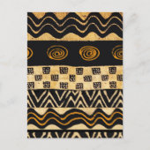 Shaman-ontwerp van Afrikaanse stammen Briefkaart (Voorkant)