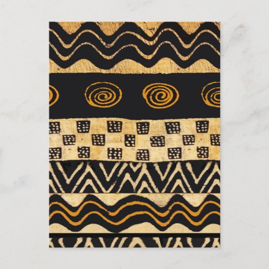 Shaman-ontwerp van Afrikaanse stammen Briefkaart (Voorkant)