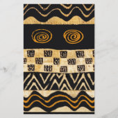 Shaman-ontwerp van Afrikaanse stammen Briefpapier (Voorkant)