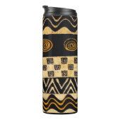 Shaman-ontwerp van Afrikaanse stammen Thermosbeker (Geroteerd rechts)