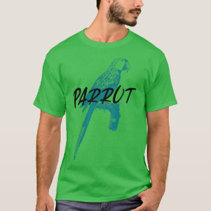 Shaman Parrot art Totem in Gold Spirit animal 2 T-shirt